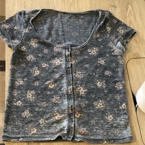 American eagle floral shirt